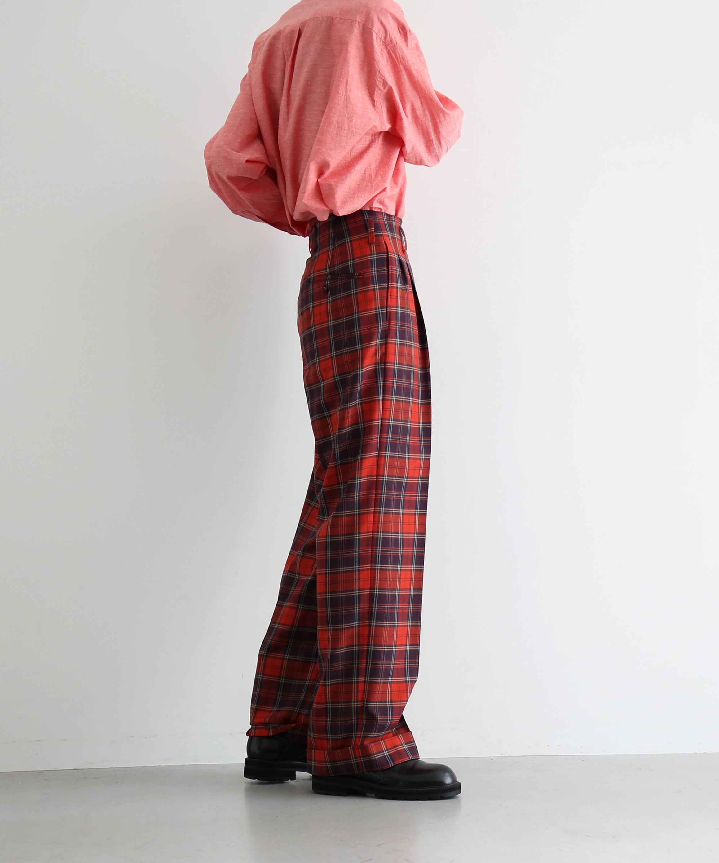 KAIKO Wide slacks "RED"