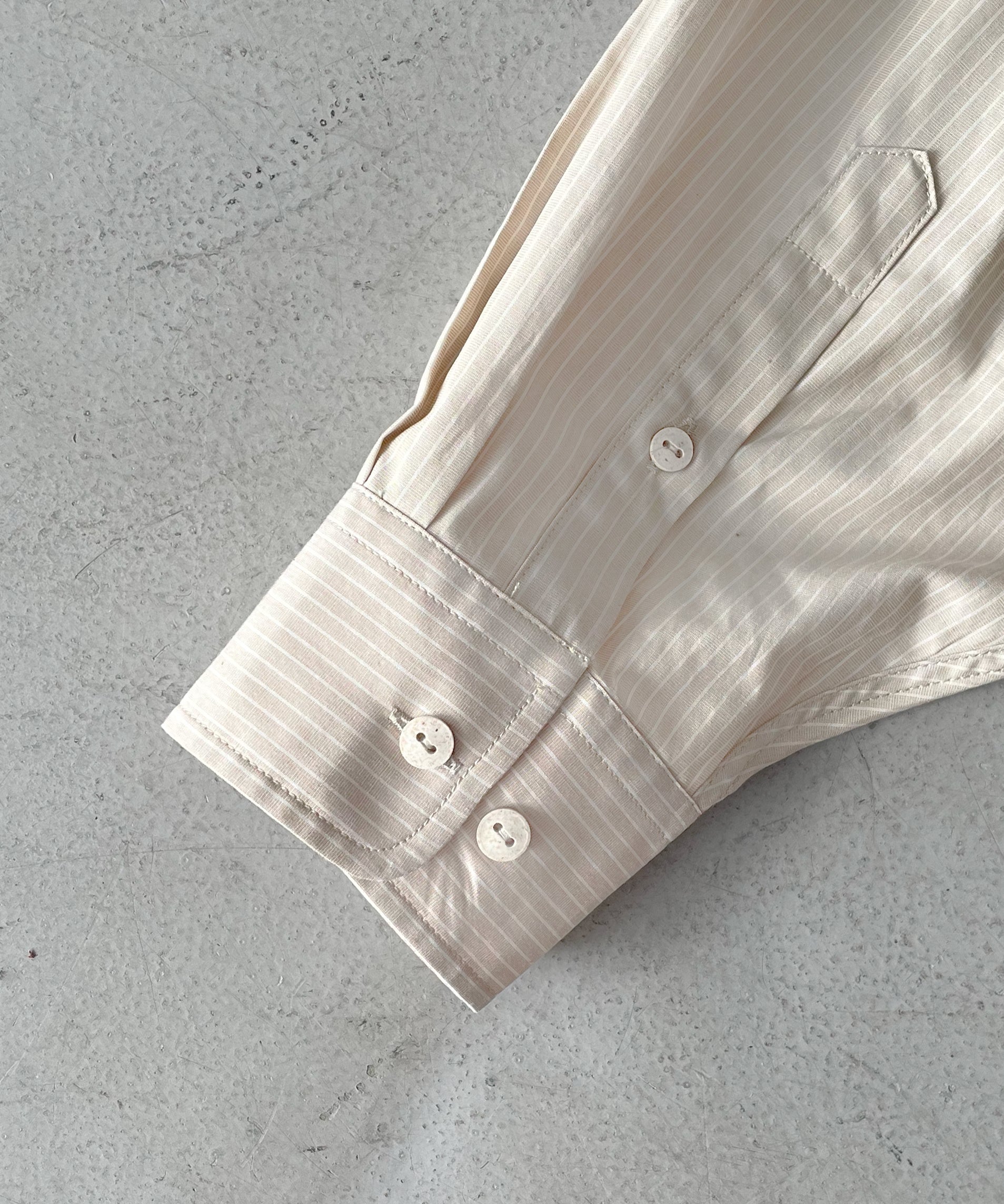 Baserange Claude shirt "BROWNSTRIPE"