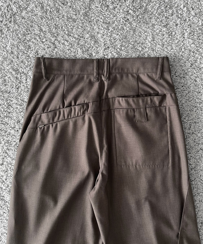 SAN SAN GEAR Wave trouser “ASH BROWN"