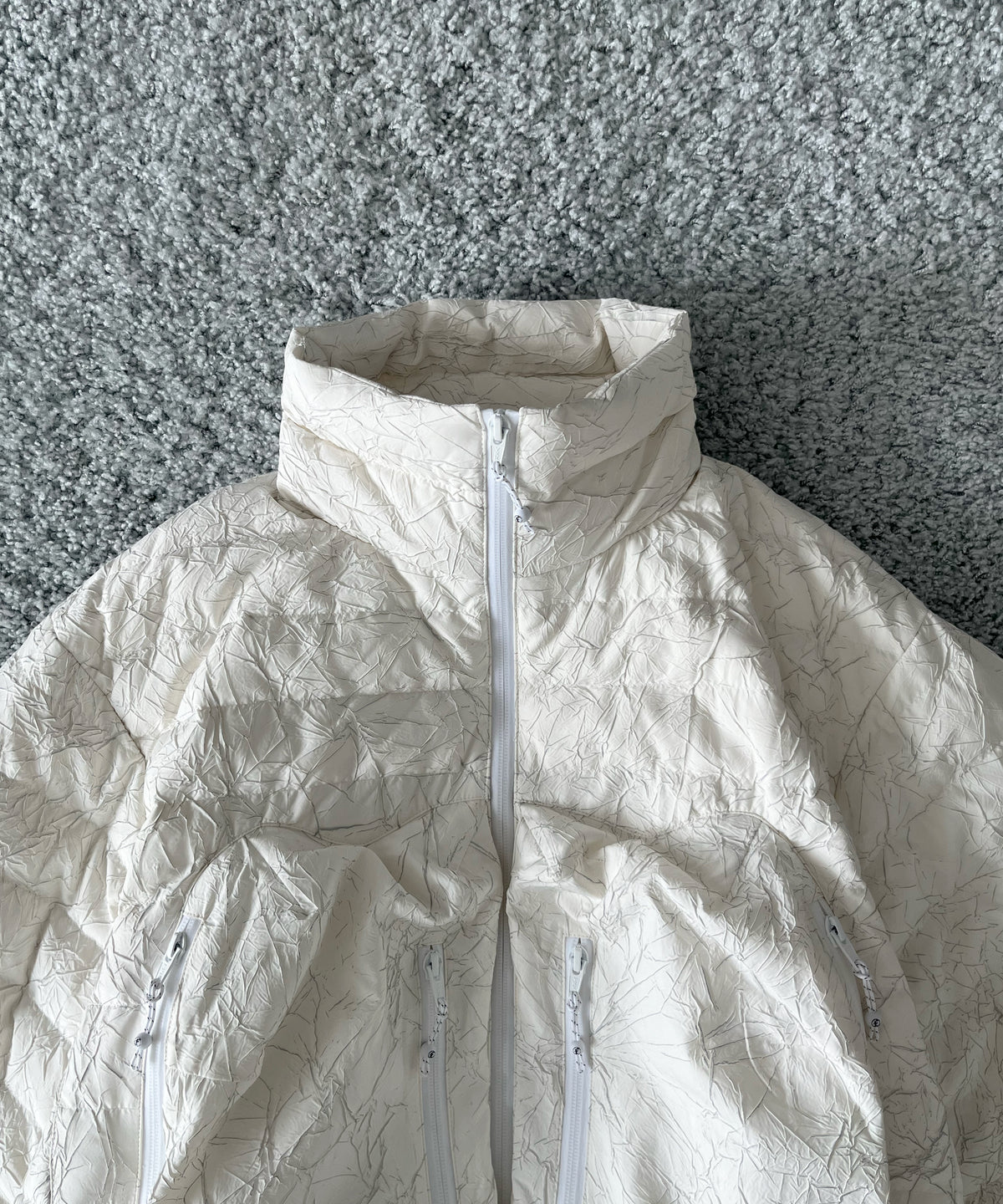 FAF(FAKE AS FLOWERS) Crack down jacket "ECRU"