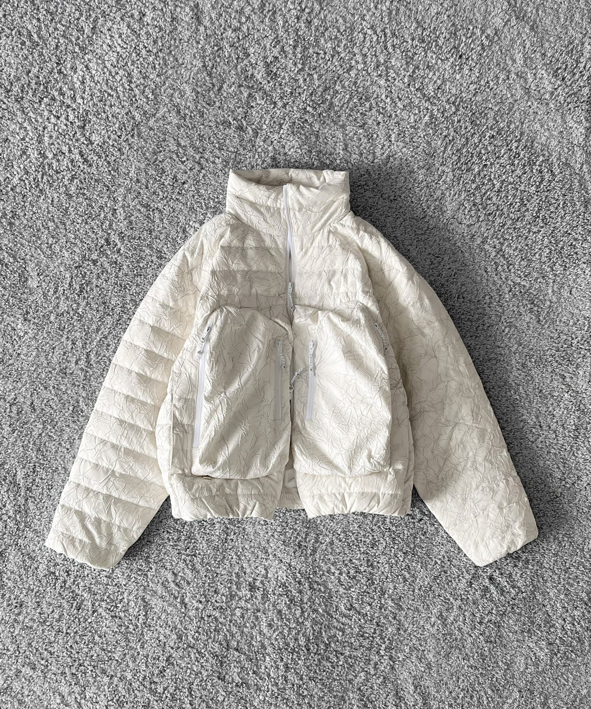FAF(FAKE AS FLOWERS) Crack down jacket "ECRU"
