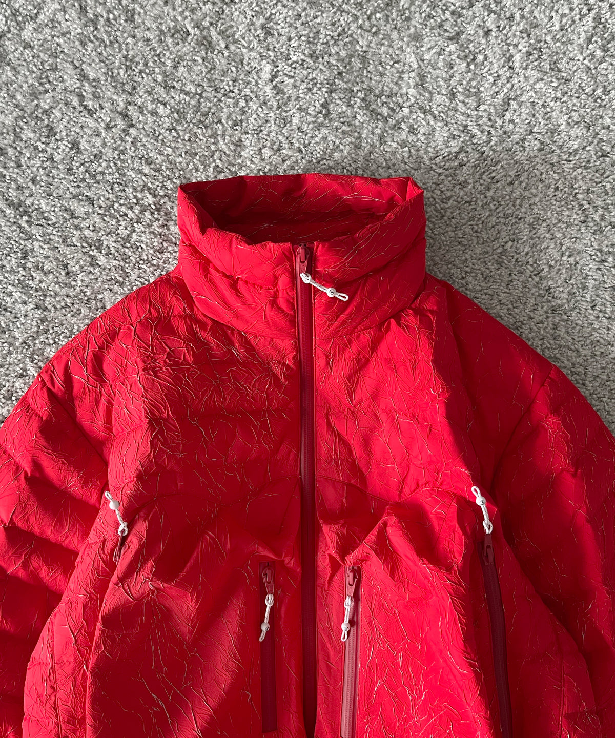 FAF(FAKE AS FLOWERS) Crack down jacket "RED"