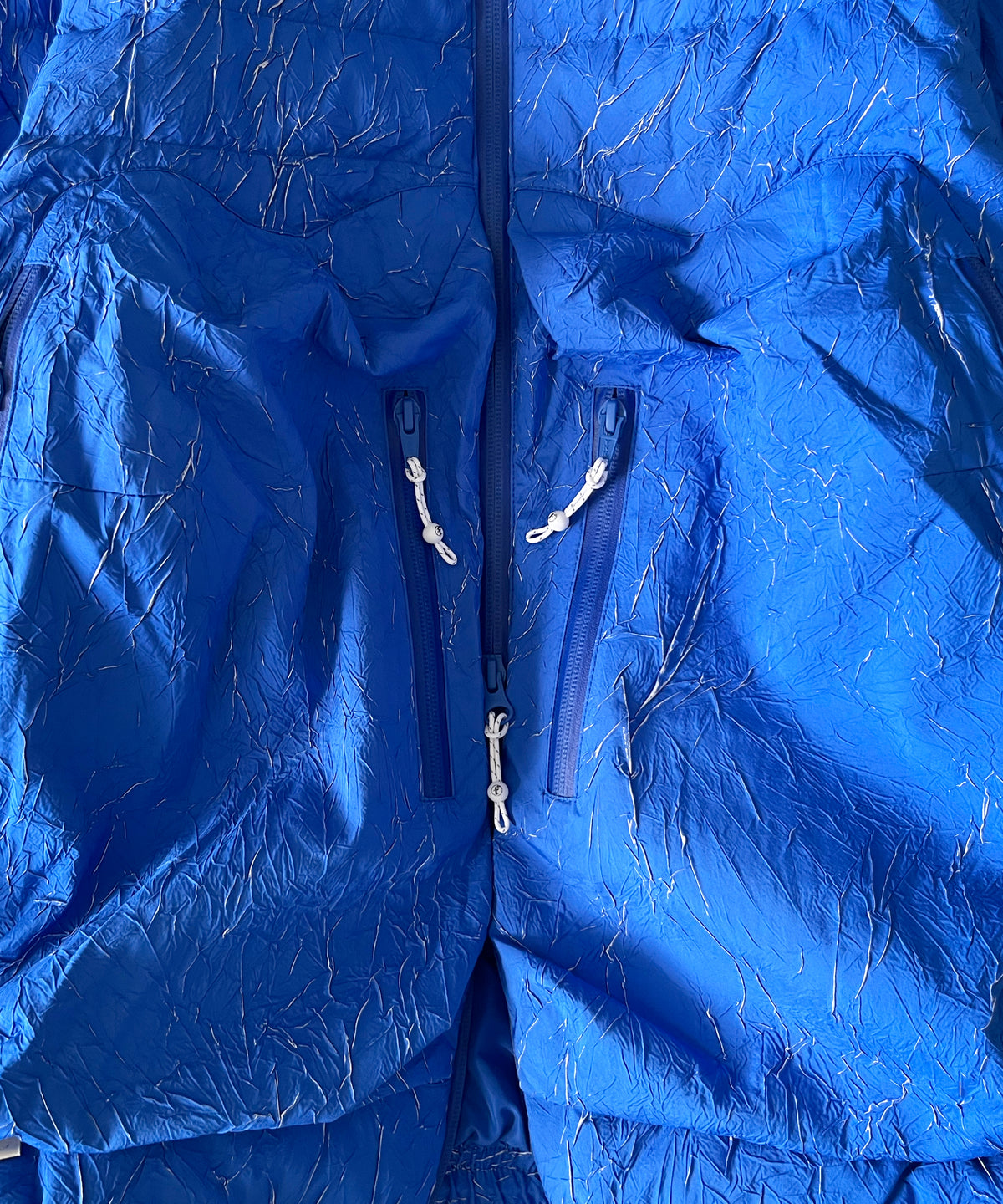 【EXCLUSIVE】FAF(FAKE AS FLOWERS) Crack down jacket "BLUE"