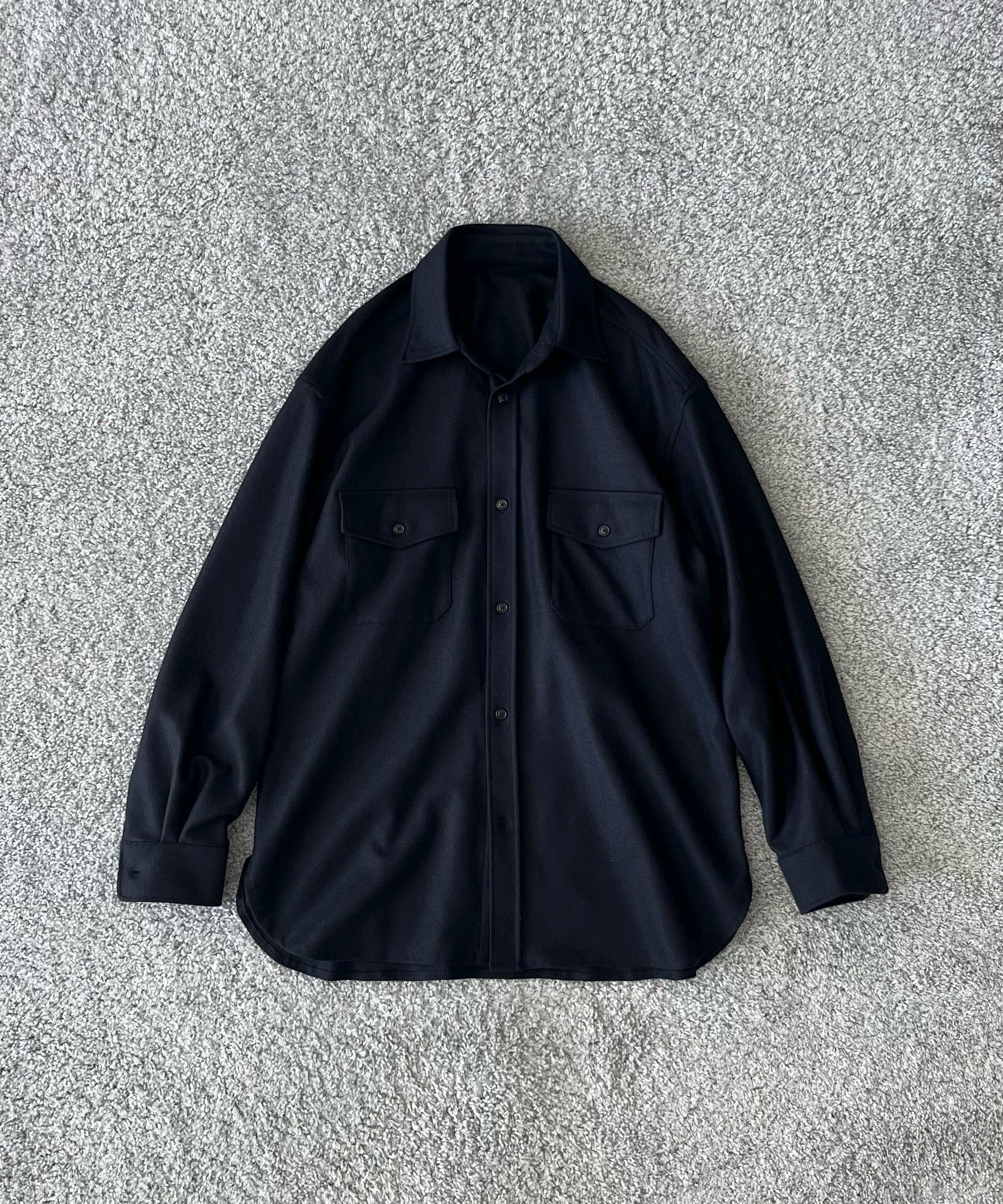 Ruru　ネイビー URU【ウル】Shirt - cpo l/s shirt 