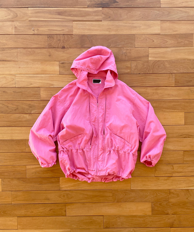PHINGERIN Crushed nylon full pack jacket "B:PINK"