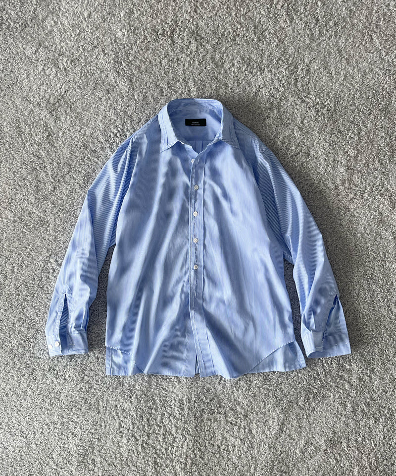 ensou. Rough cut shirt  / b. "BLUE STRIPE"