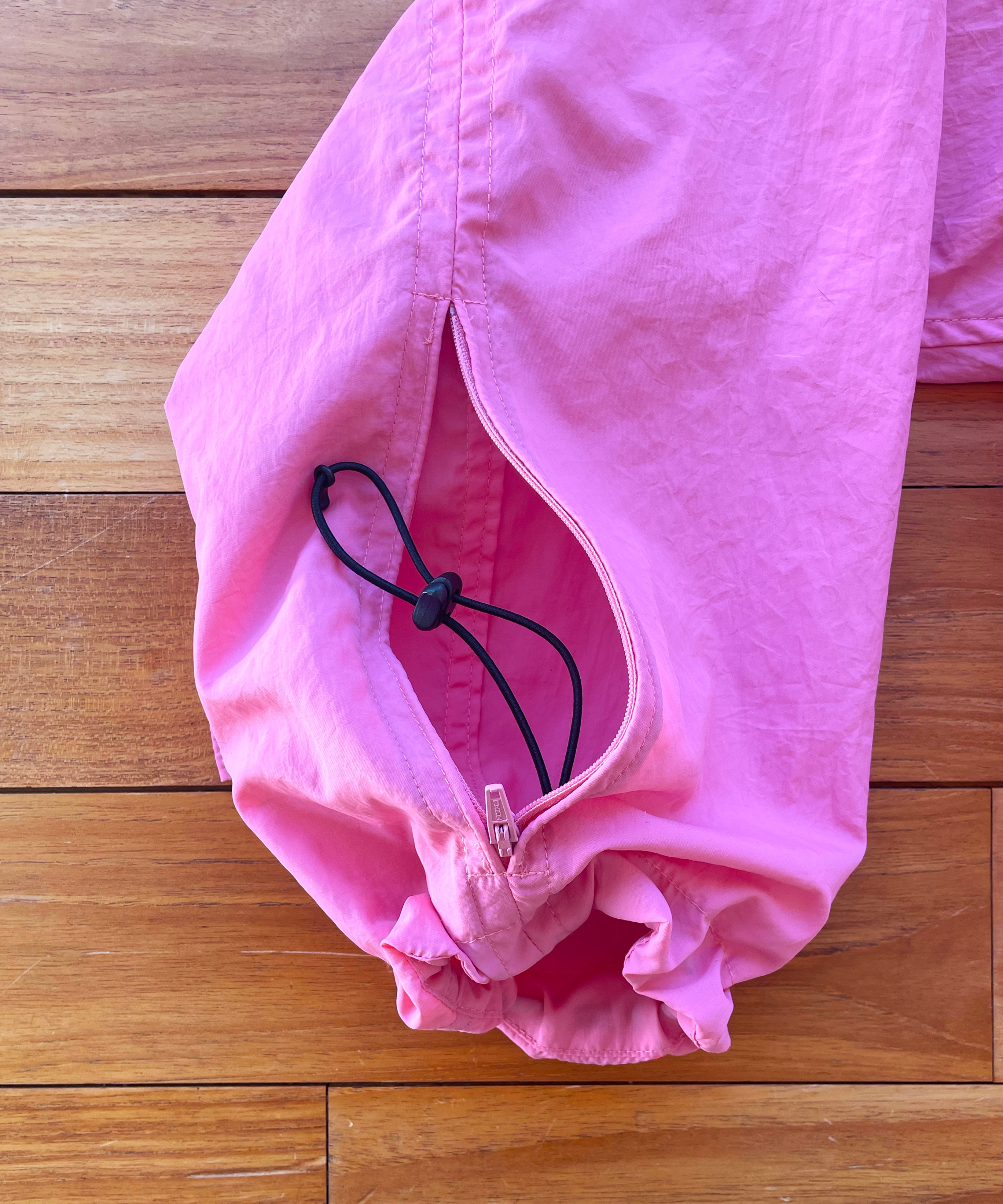 PHINGERIN Crushed nylon full pack jacket "B:PINK"