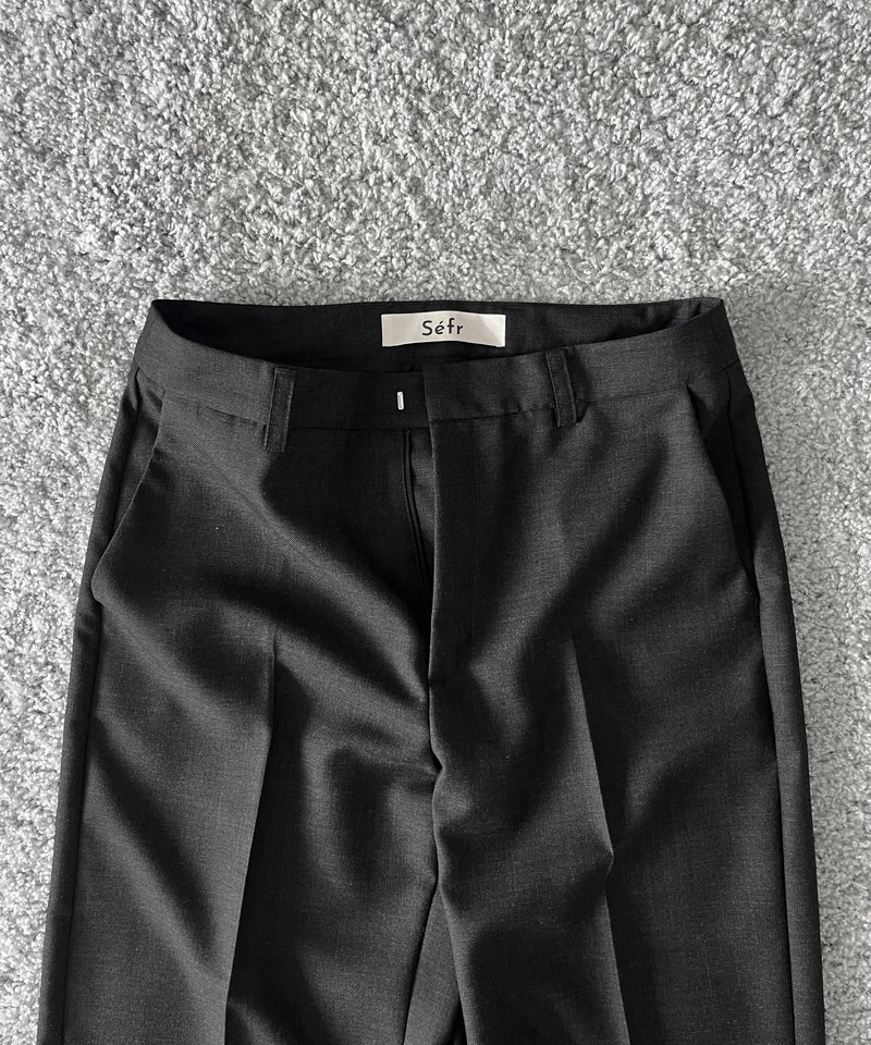 sefr Jeon trouser "ANTRACITE WOOL"