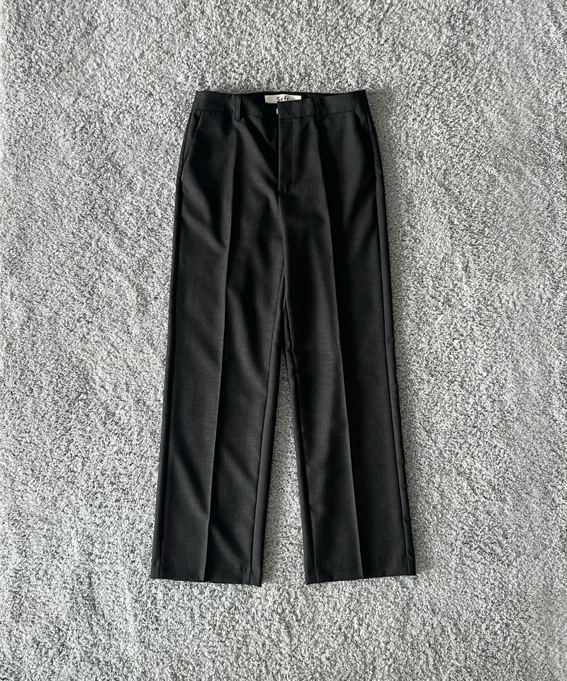 sefr Jeon trouser "ANTRACITE WOOL"