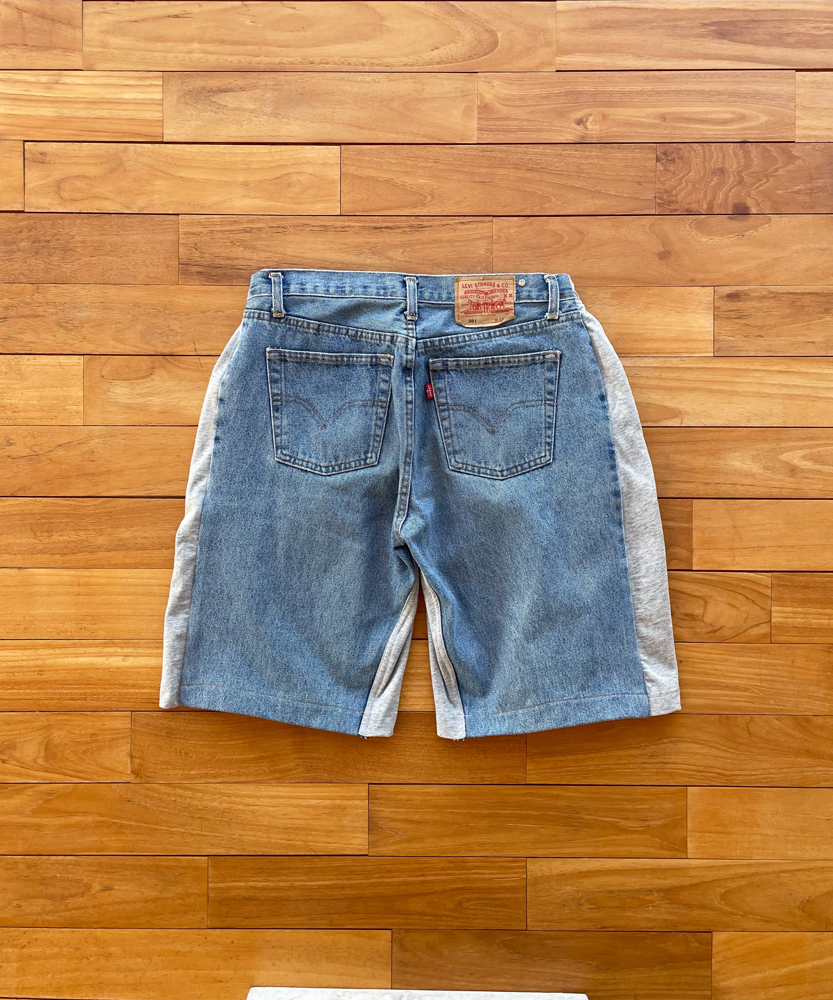 BLESS Over joggingshorts a "LIGHTGREY/DENIMBLUE"