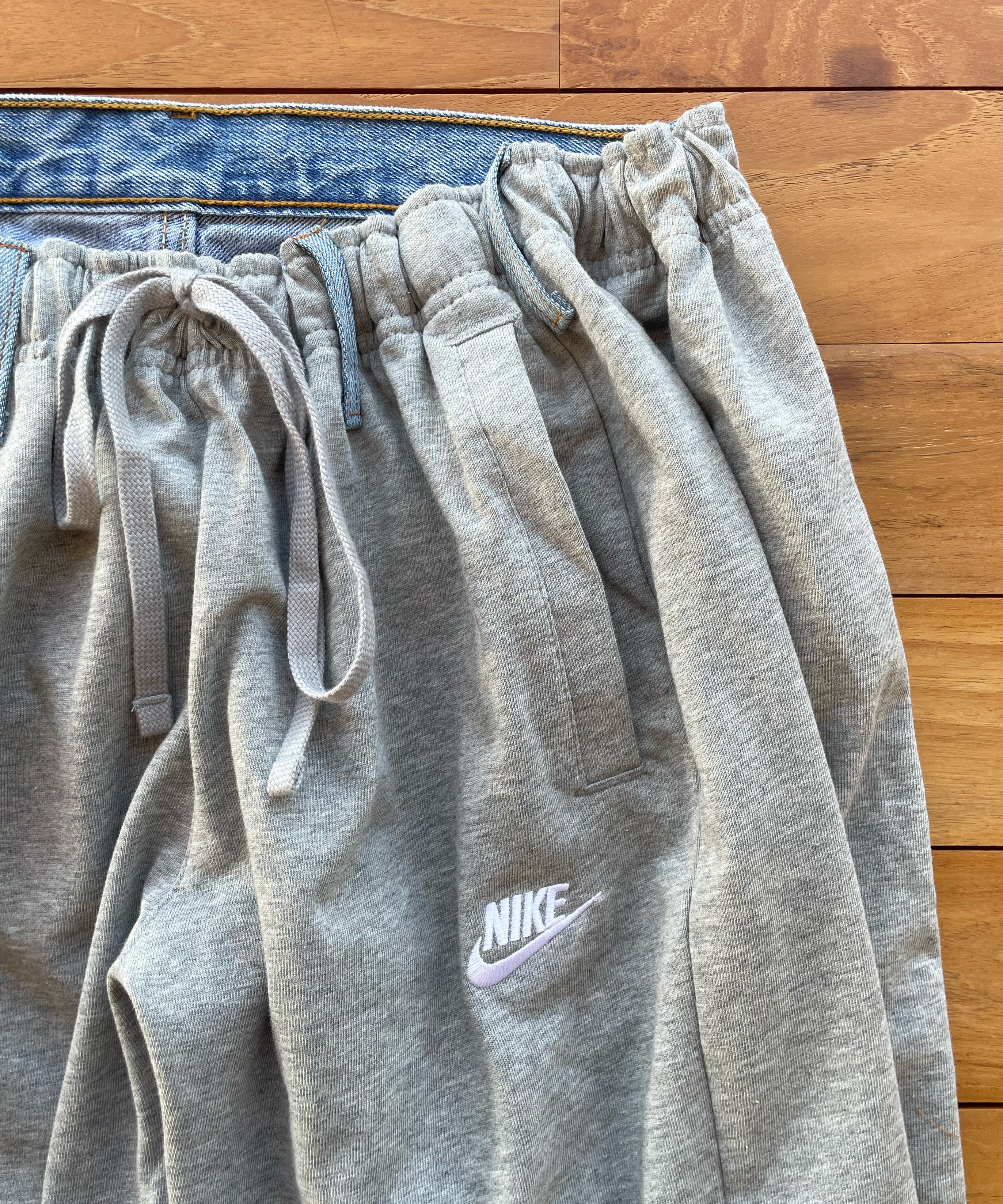BLESS Over joggingshorts b "LIGHTGREY/DENIMBLUE"