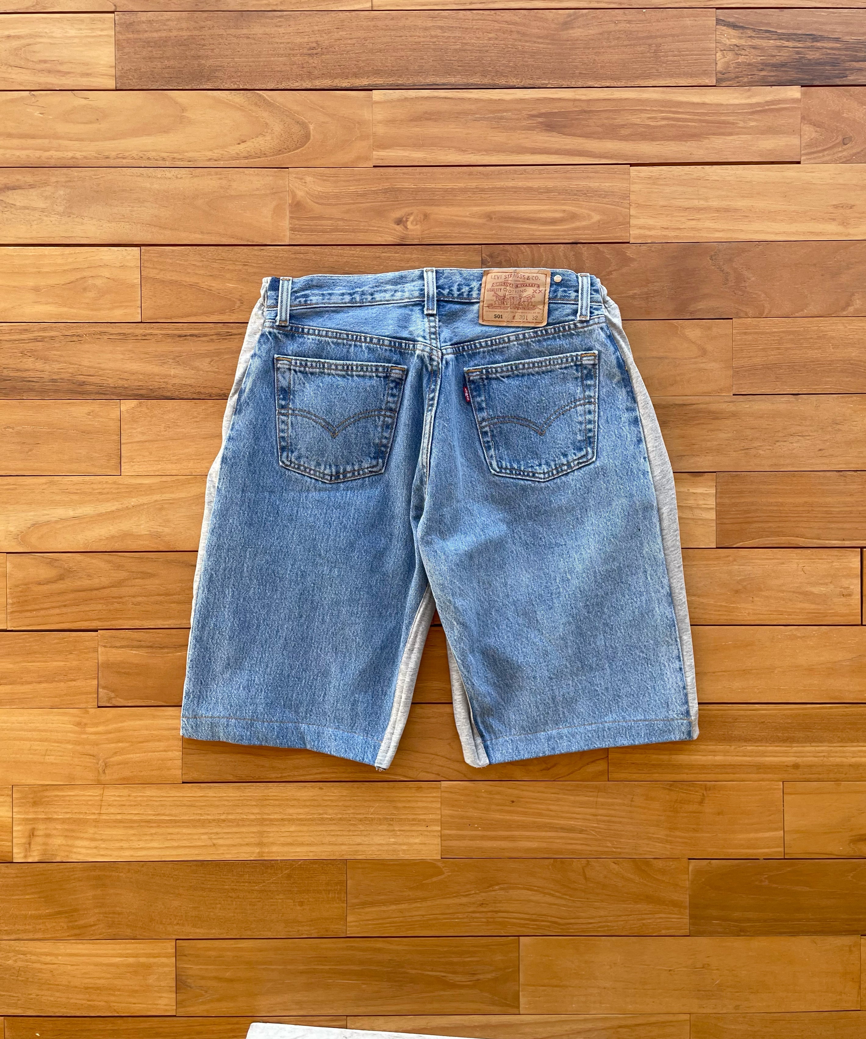 BLESS Over joggingshorts b "LIGHTGREY/DENIMBLUE"