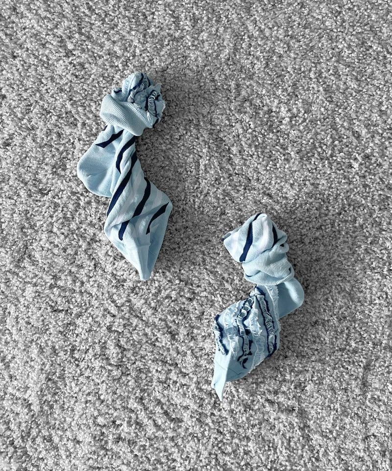 KAIKO 裏 Regimental sox "S.BLUE×N.BLUE×O.WHITE"