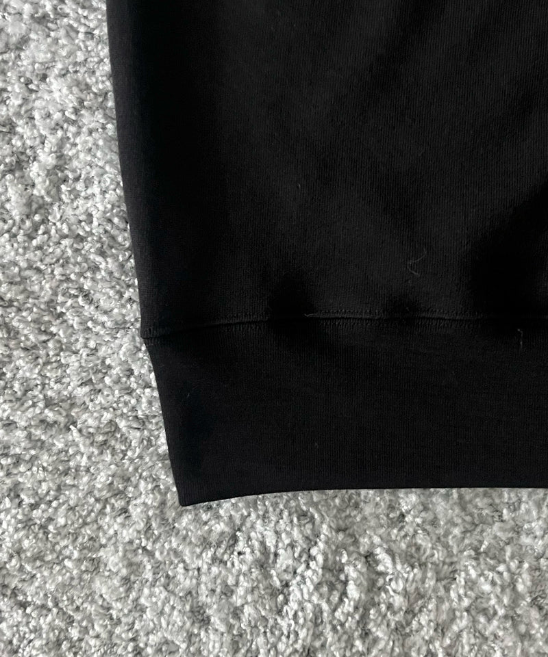 OLD FOLK HOUSE  Half-snap sweatshirt "BLACK"