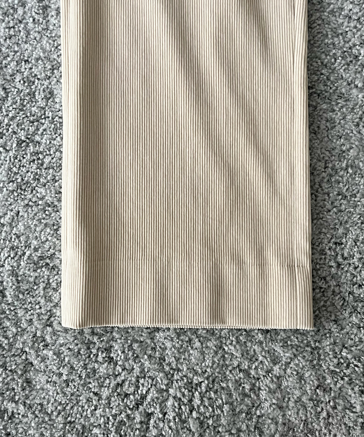 OLD FOLK HOUSE Cotton & rayon corduroy pants "OFF-WHITE"