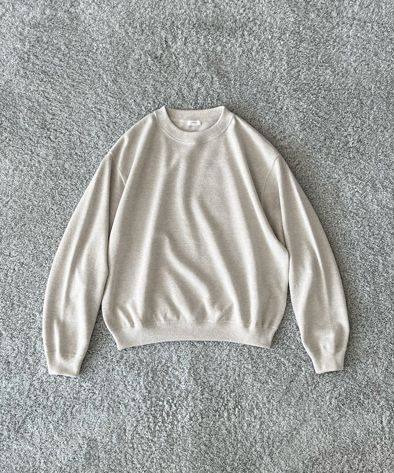 crepuscule Co/wo moss stitch p/o "NAVY"