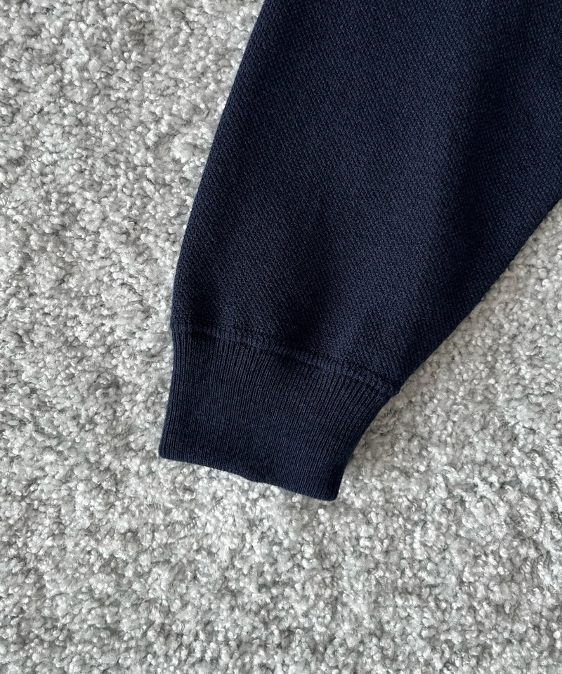 crepuscule Co/wo moss stitch p/o "NAVY"