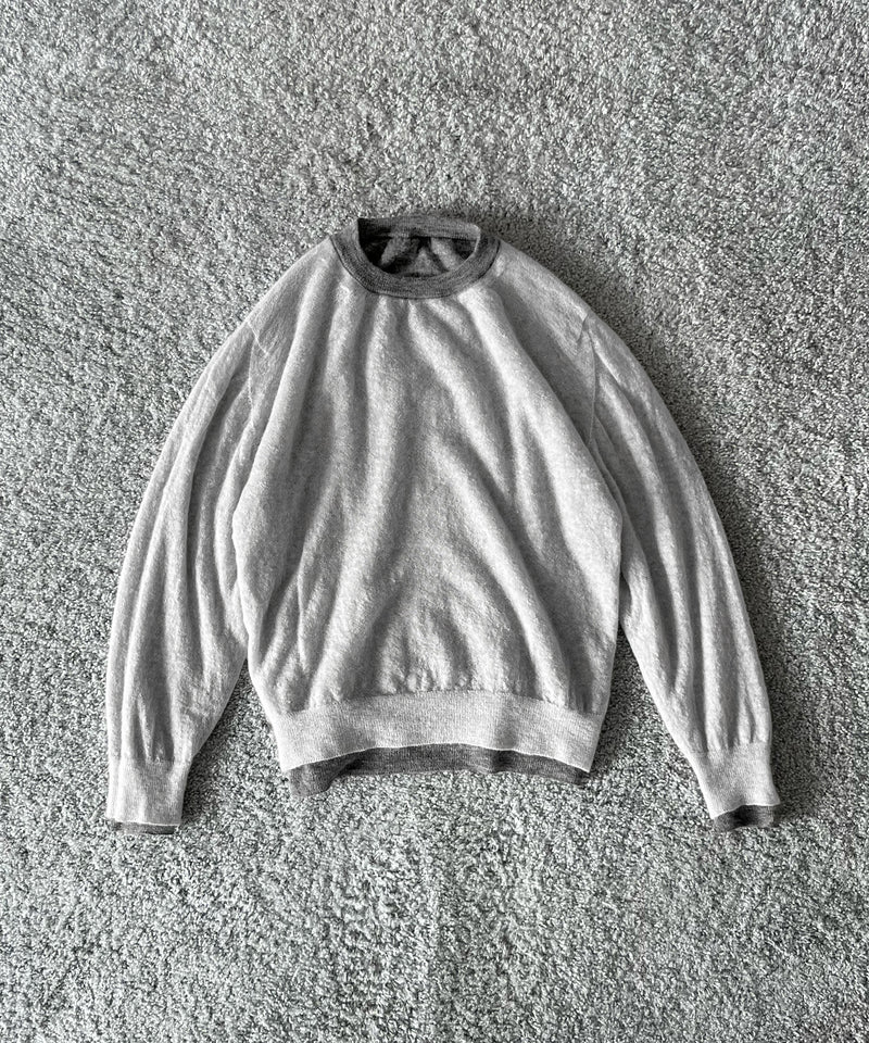 crepuscule W/g mohair reversible p/o "GRAY/L.GRAY"
