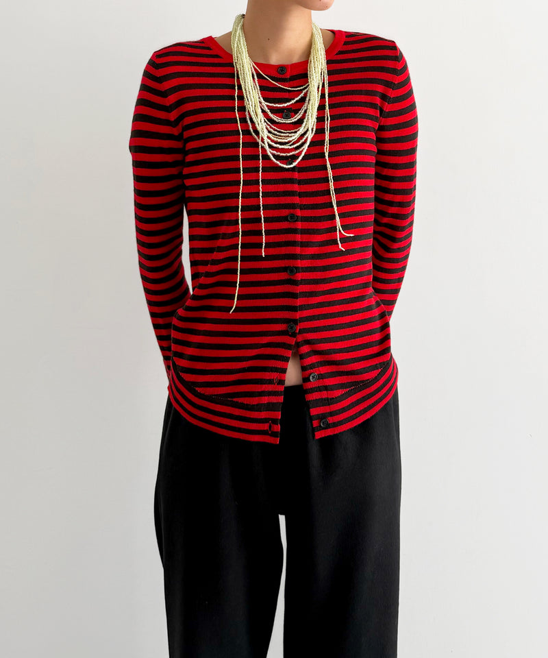 Gimaguas Magalie cardigan "RED-BROWN"