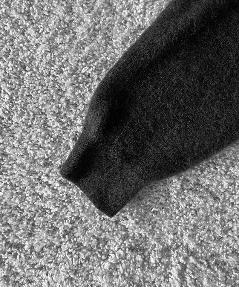 URU V neck knit "M.GRAY"