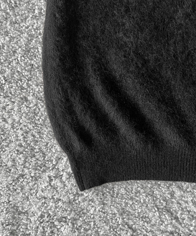 URU V neck knit "M.GRAY"