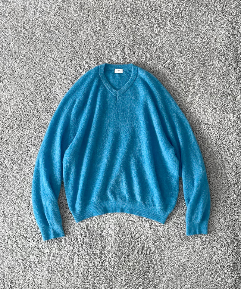 URU V neck knit "M.GRAY"