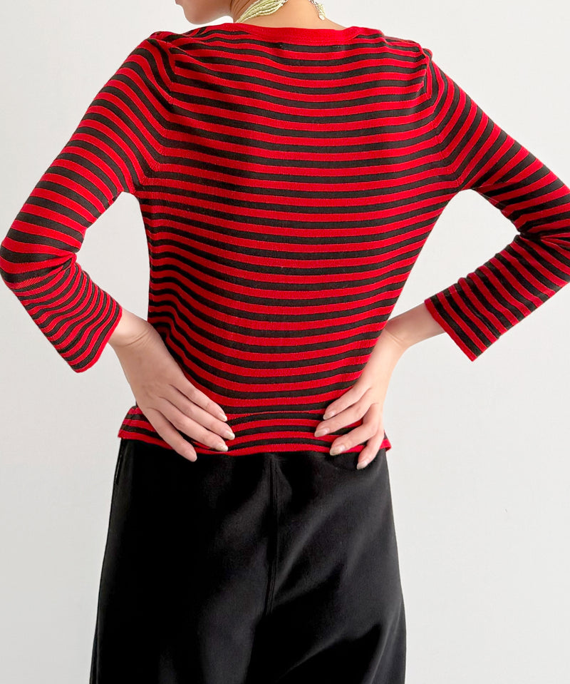 Gimaguas Magalie cardigan "RED-BROWN"