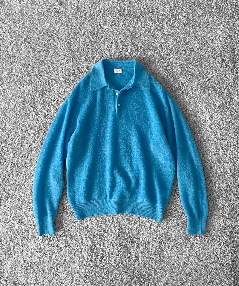URU Knit polo "M.GRAY"