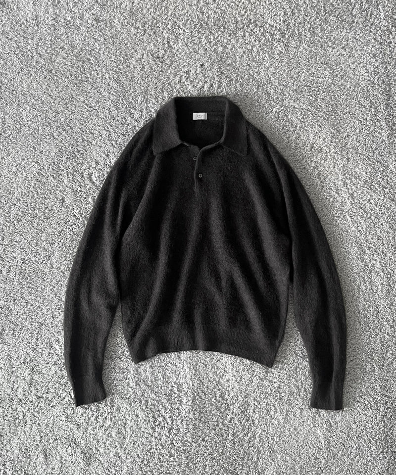URU Knit polo "M.GRAY"