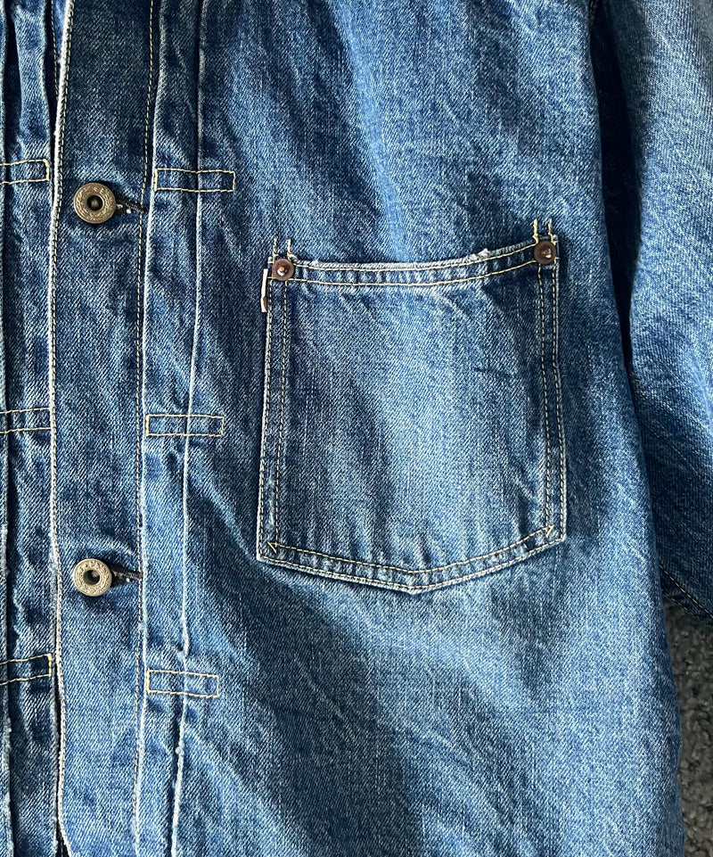 REMI RELIEF 12oz 大戦モデルJKT "USED BLUE"