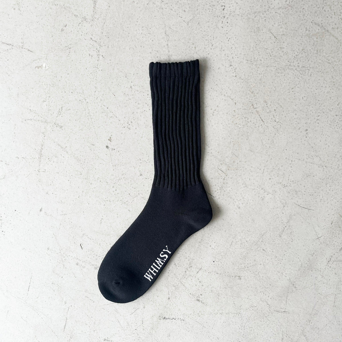 Whimsy【ウィムジー】Loose gauge rib socks 