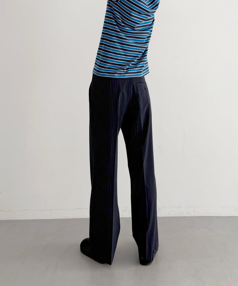 KAIKO Low rise slacks "GRAY CHECK"