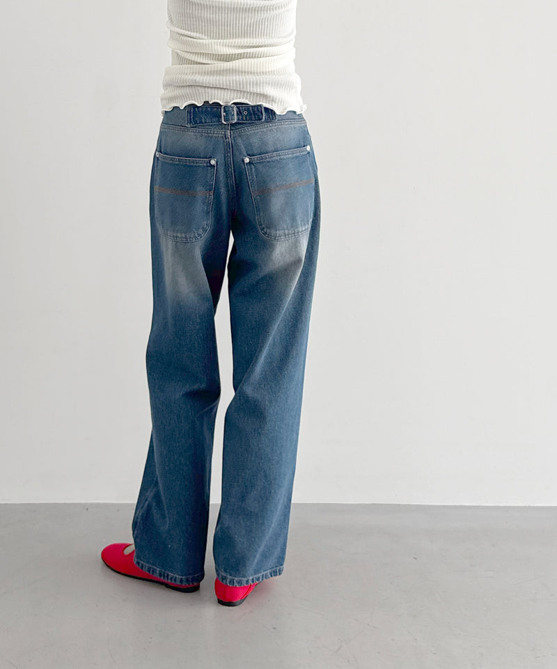 Gimaguas Back trousers "DARK BLUE"