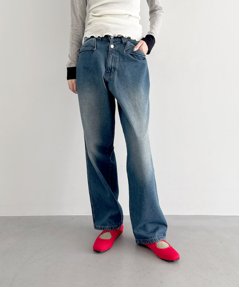 Gimaguas Back trousers "DARK BLUE"