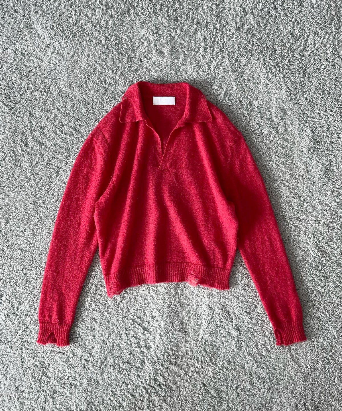 【Pre order】NEONSIGN Destroy knit -type : s "BLACK"