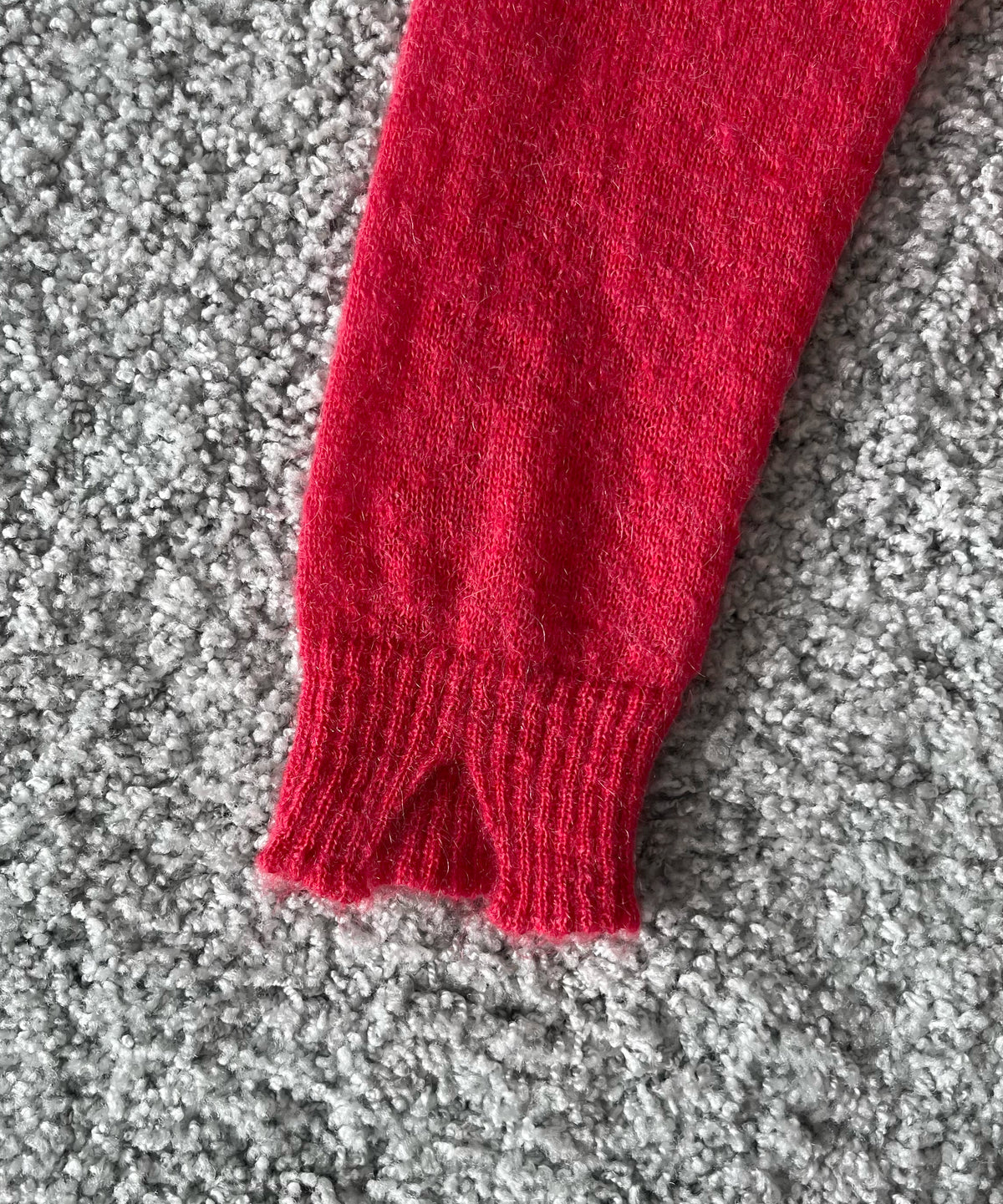 【Pre order】NEONSIGN Destroy knit -type : s "BLENDED RED"