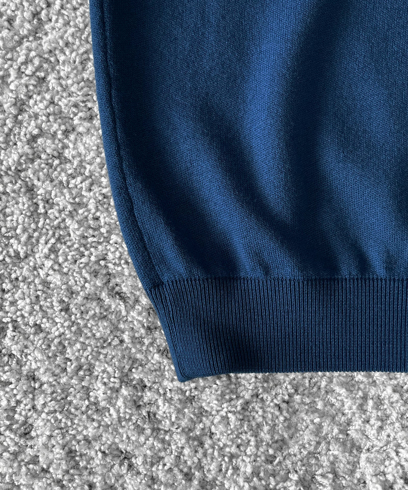 DIGAWEL Extrafine merino wool sweater "BLUE"