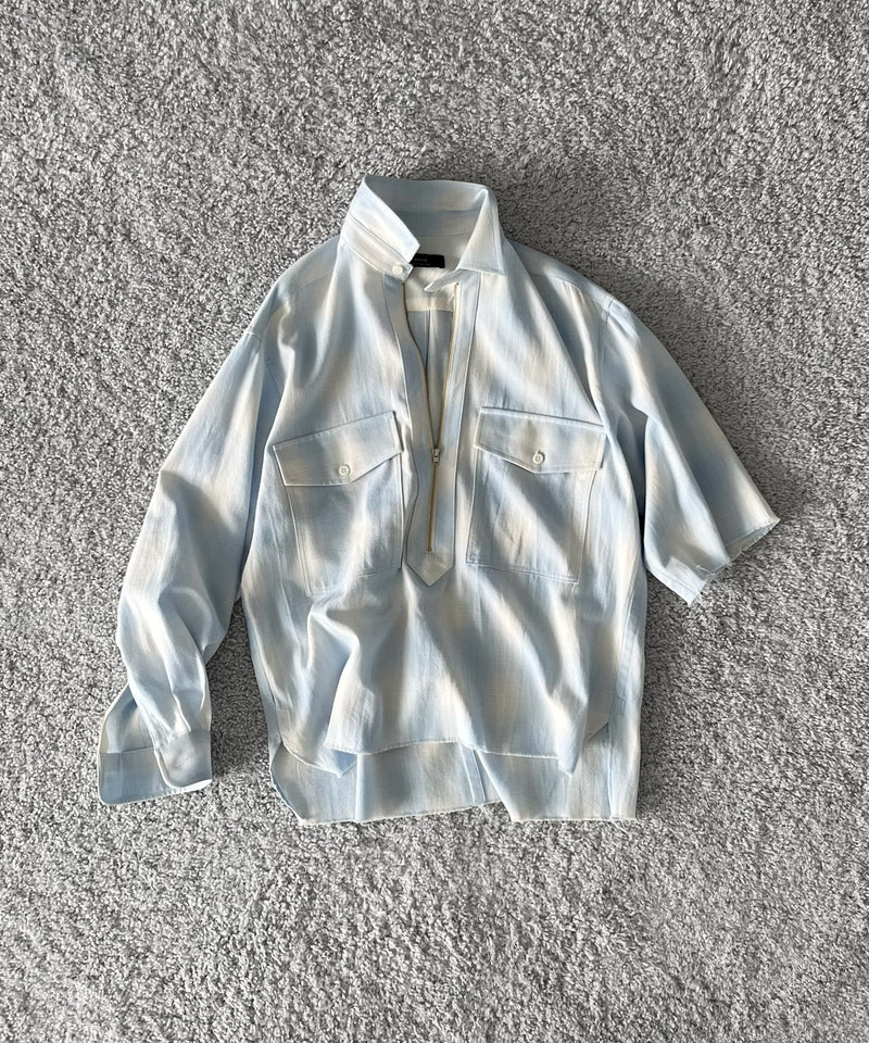 ensou. Left-handed shirt "A.SONIC BLUE"