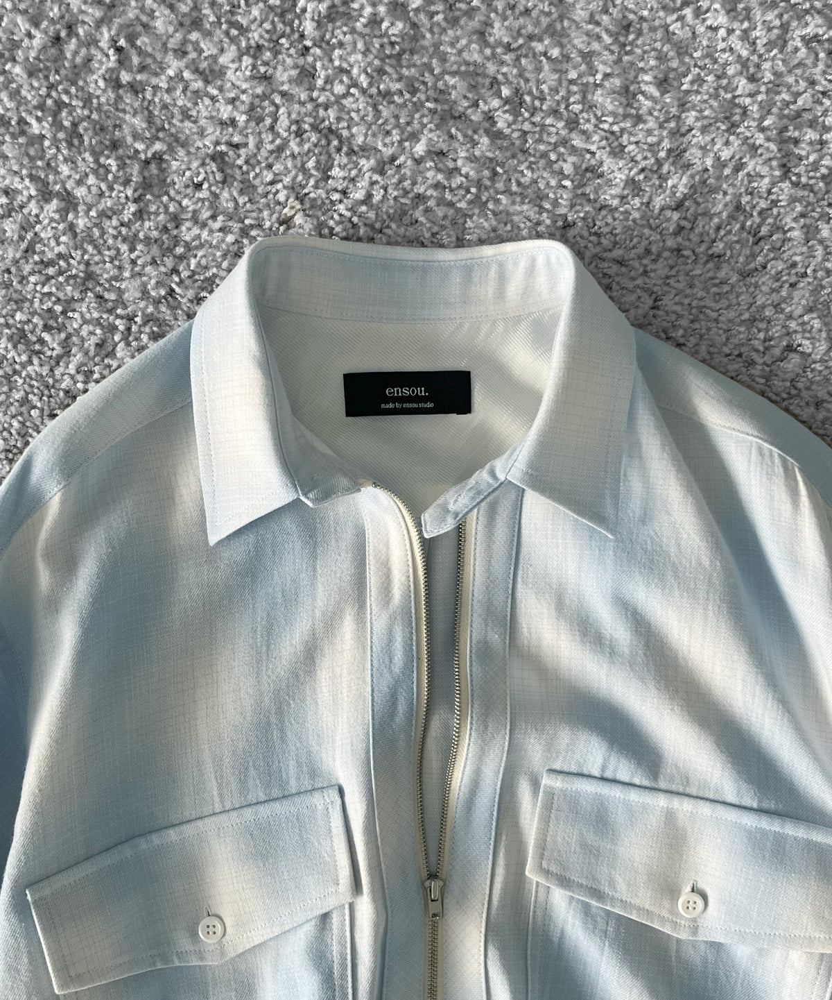 ensou. Left-handed shirt "A.SONIC BLUE"