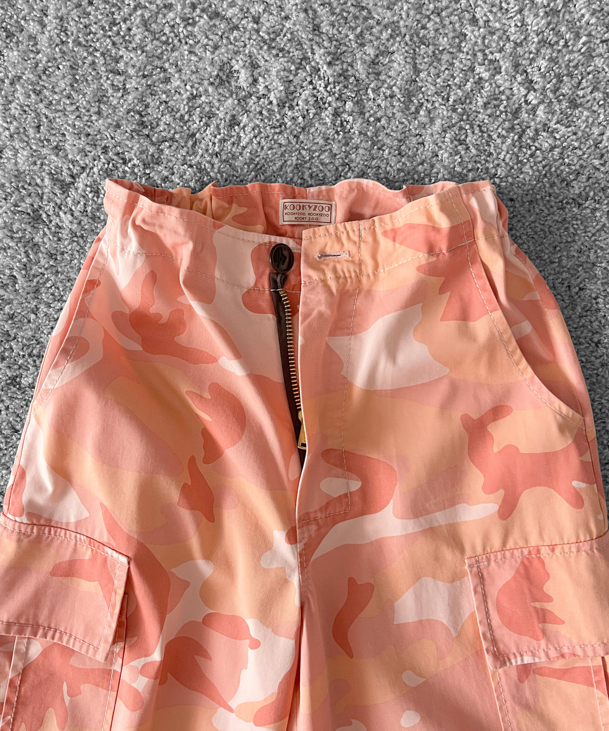 KOOKY ZOO Miniature cargo pants "CAMO"