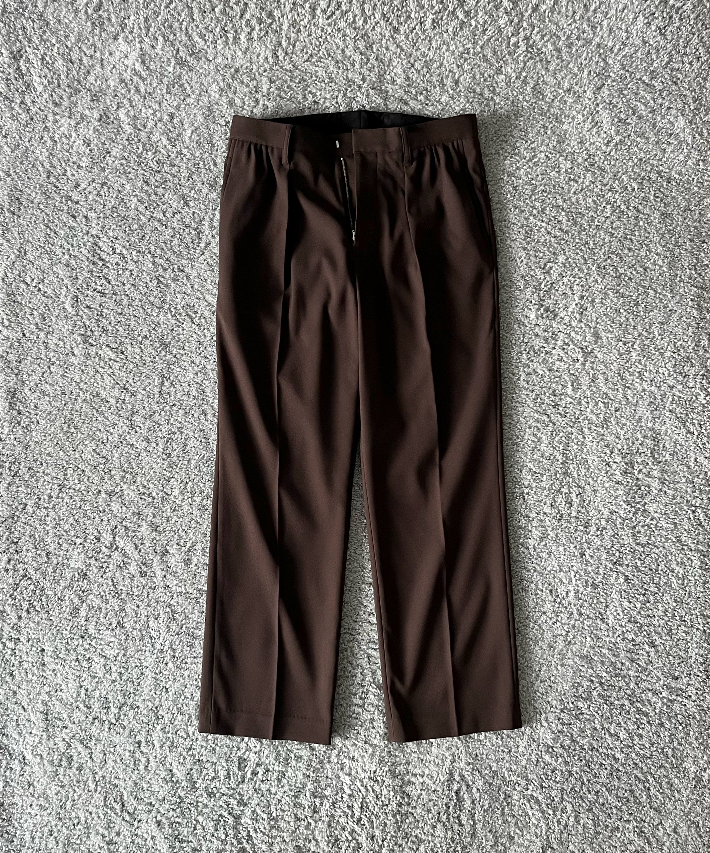 UNUSED【アンユーズド】Uw1203 twill stretch slacks “GRAY