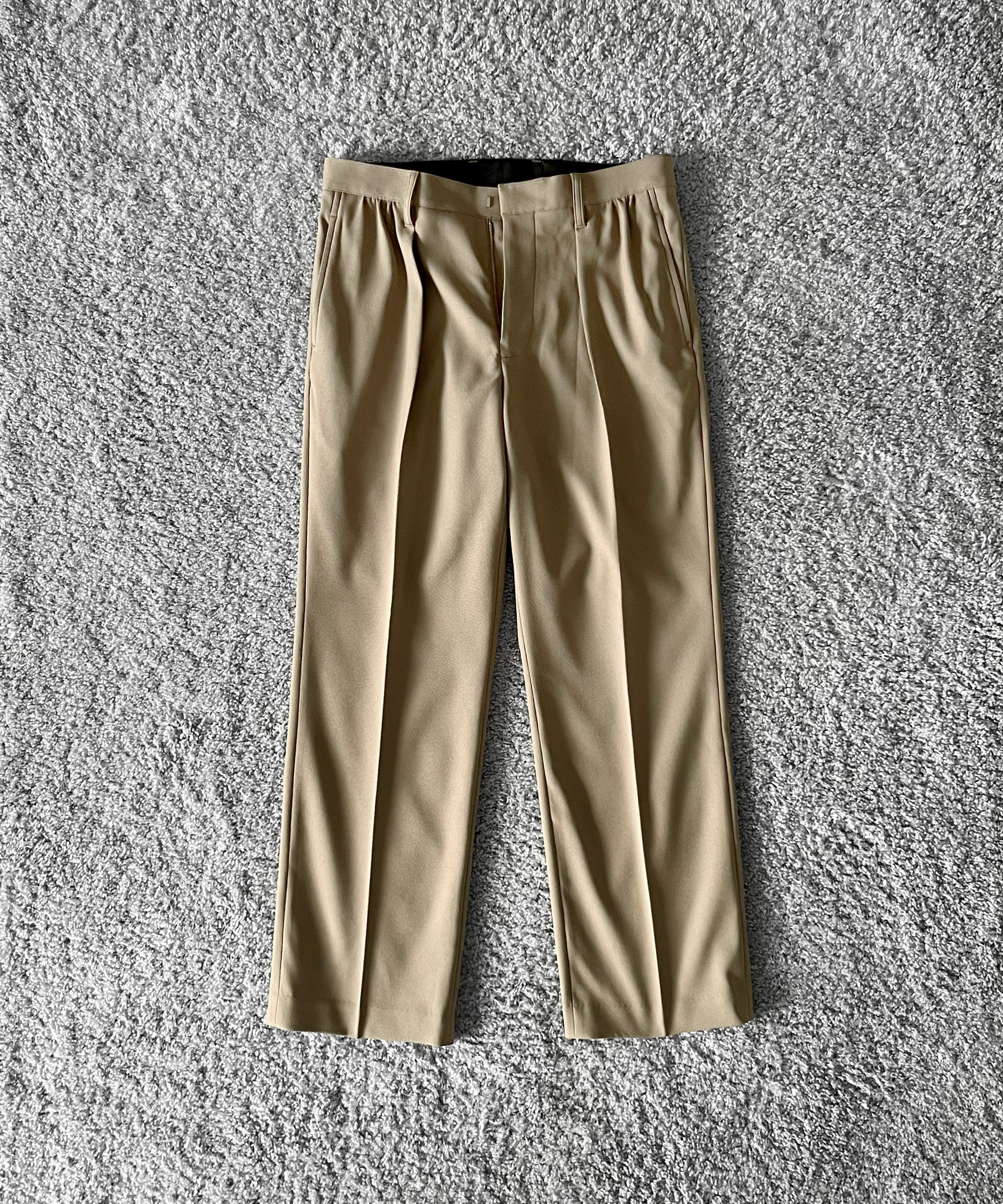 UNUSED【アンユーズド】Uw1203 twill stretch slacks “BROWN