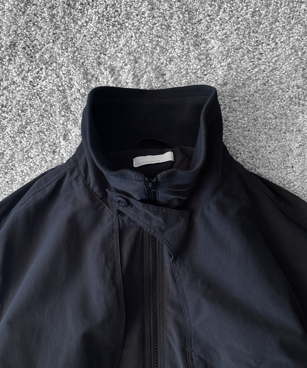 SAN SAN GEAR Bomber jacket “WASHED NAVY”