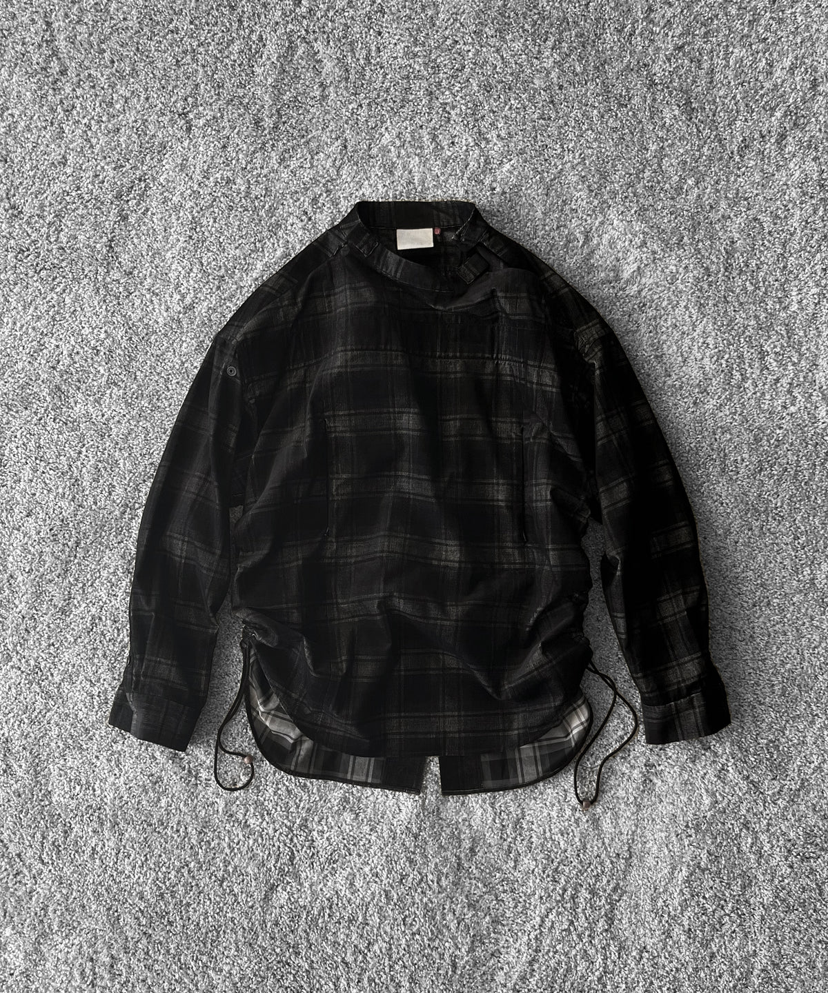 JIAN YE Yi shirt skirt "BLACK CHECK"