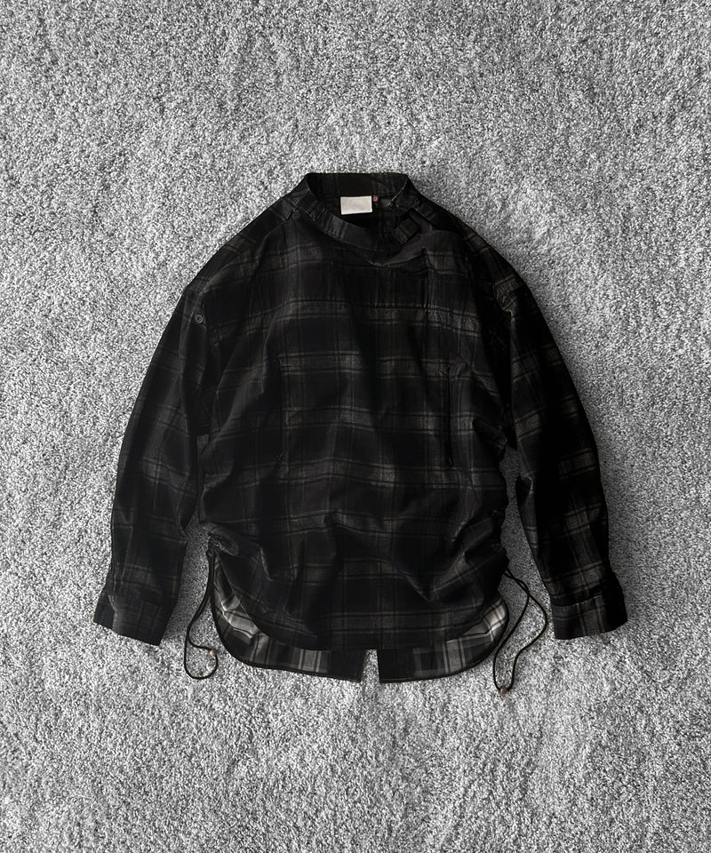 JIAN YE Yi shirt skirt "BLACK CHECK"