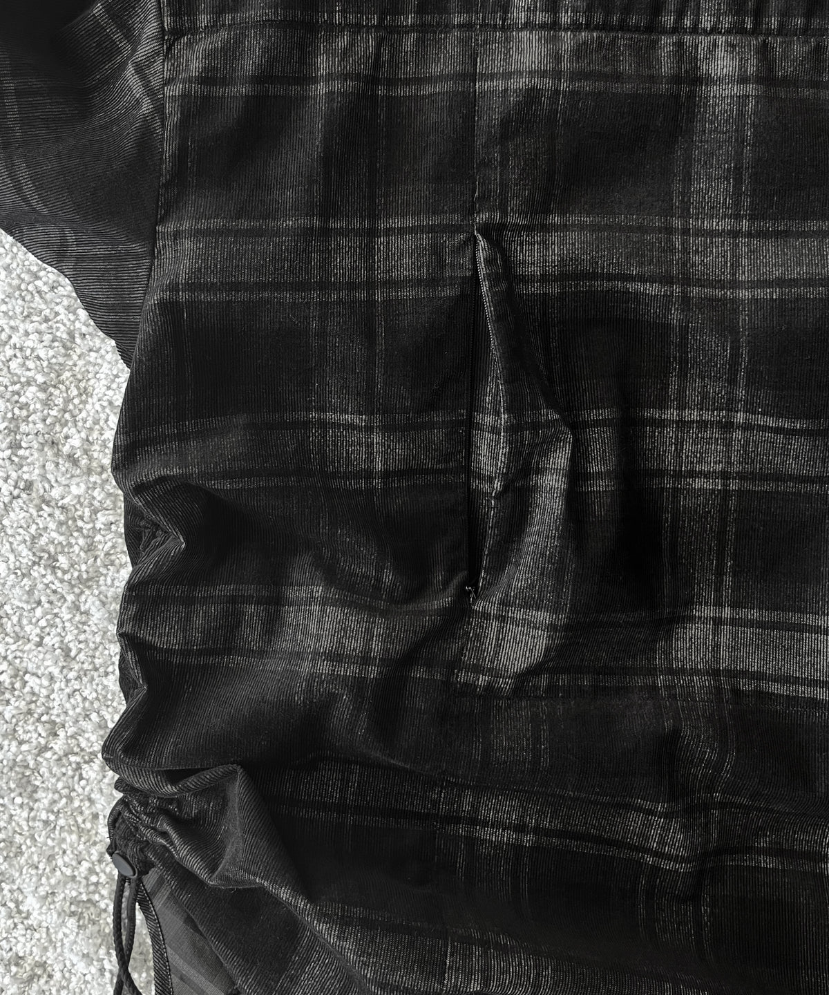 JIAN YE Yi shirt skirt "BLACK CHECK"