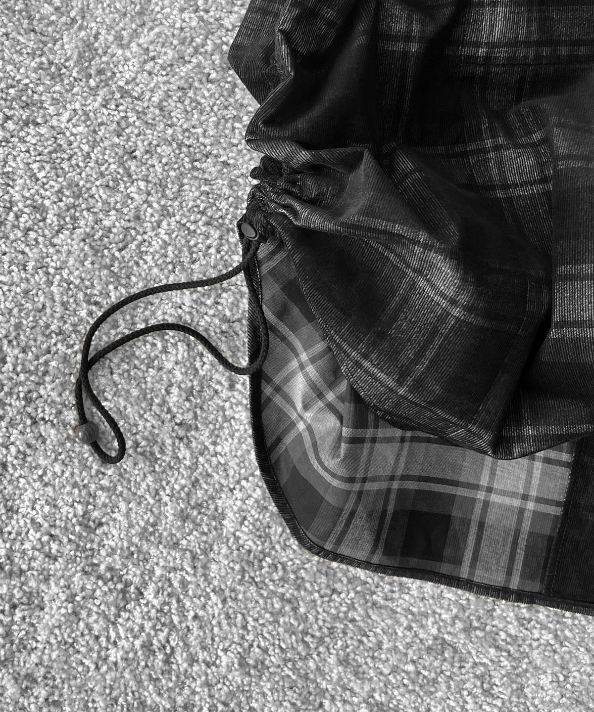 JIAN YE Yi shirt skirt "BLACK CHECK"