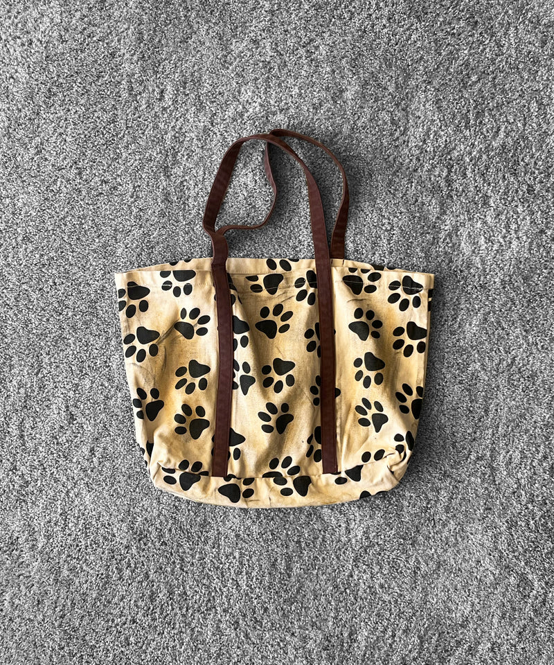 Basketcase Paws, tote “CREAM / BROWN”