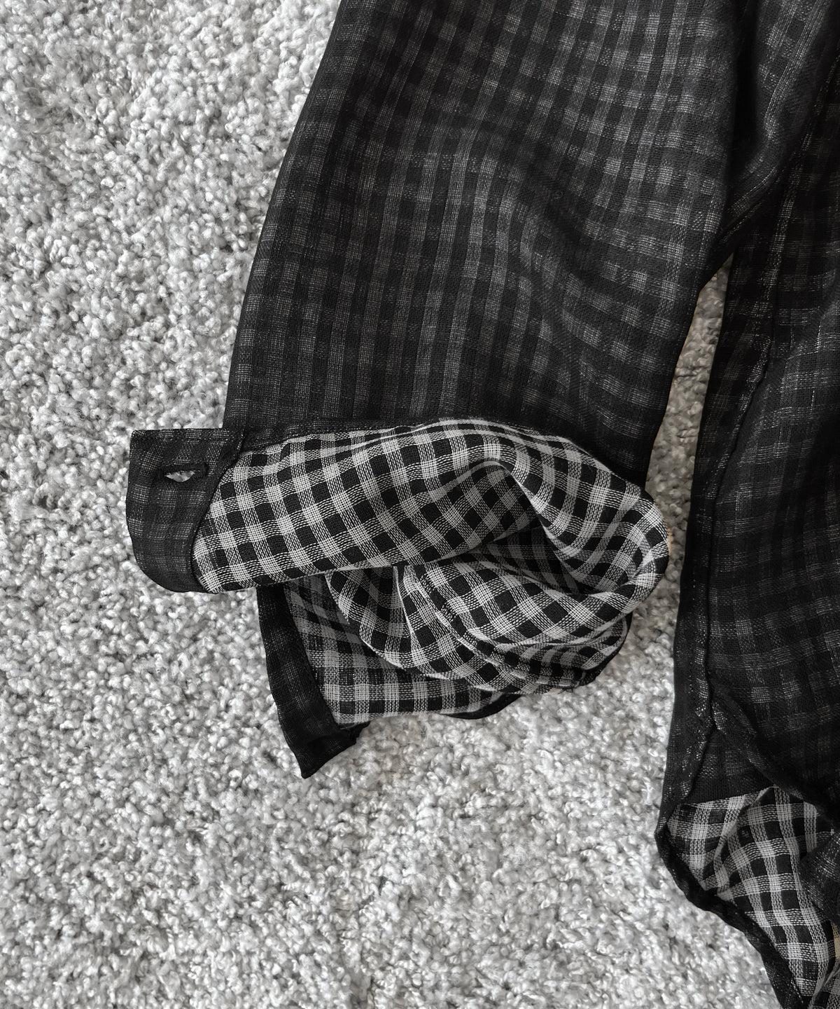 saby Lapel shirt -bishu japan wool plaid fab- "GINGHAM CHECK"