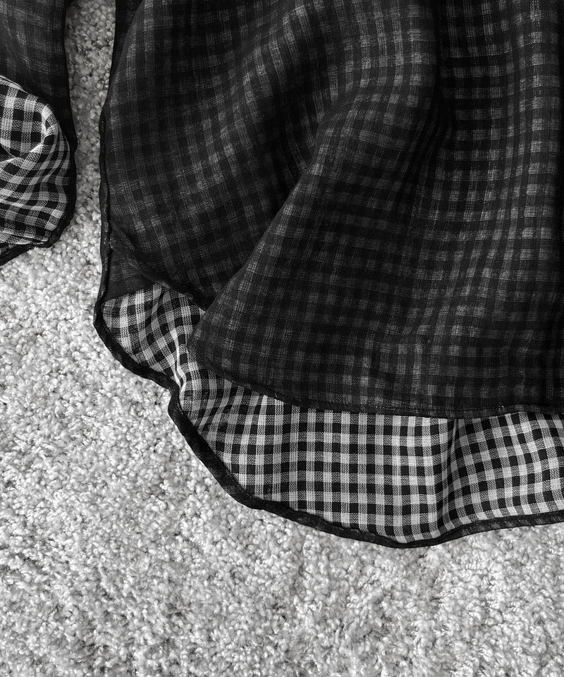 saby Lapel shirt -bishu japan wool plaid fab- "GINGHAM CHECK"